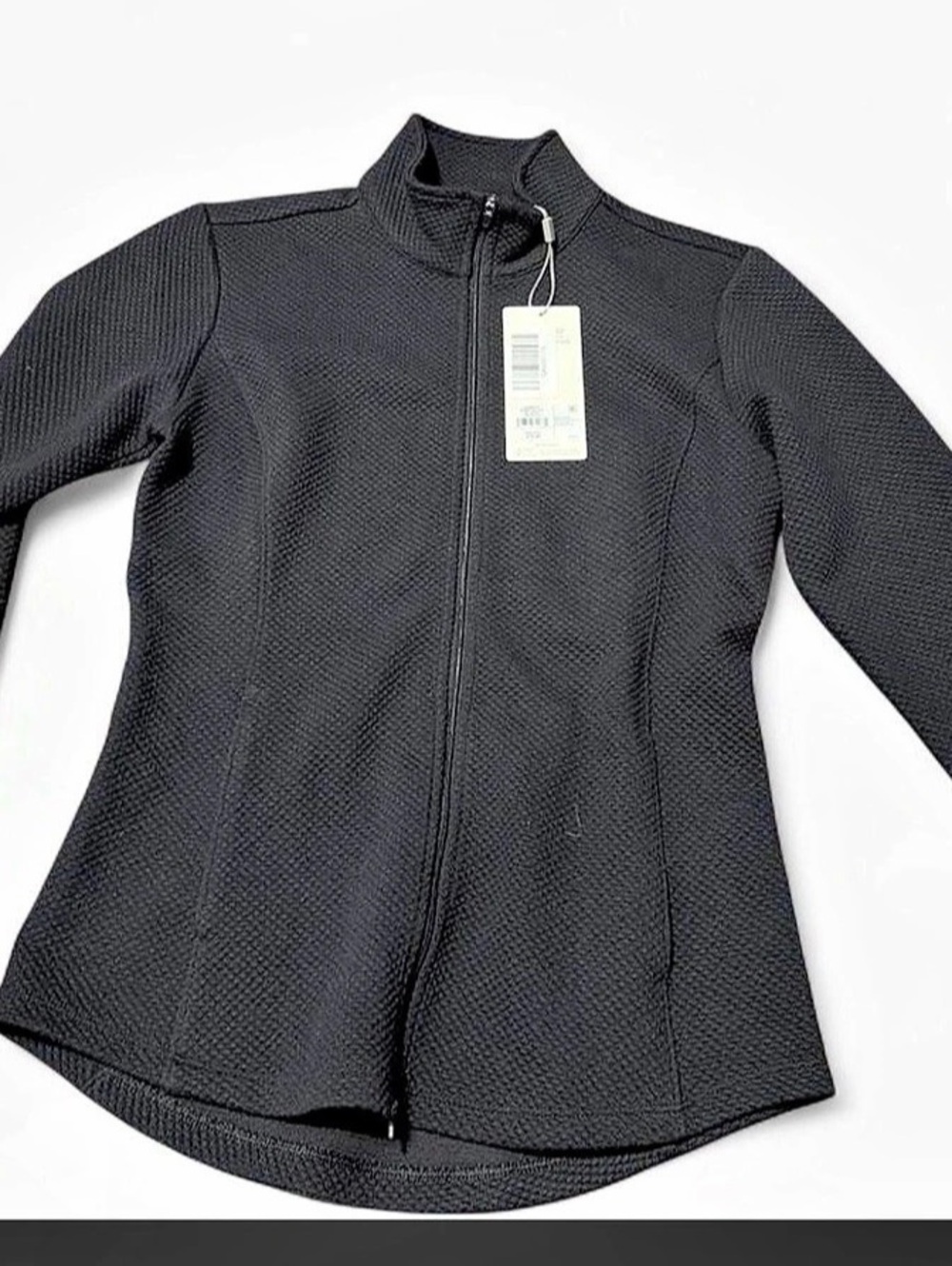Walter Hagen Women's Clubhouse Full Zip Pullover Black Full Zip Pullover NWT